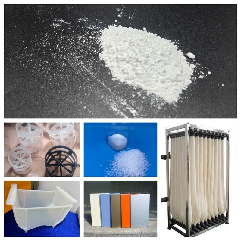 پودر PVDF گرمای پایدار C2H2F2 قدرت بالا برای حفاظت از خوردگی