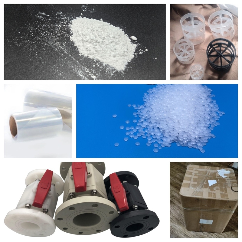 مقاومت کششی 50-60 MPa گلوله های PVDF ، دانه های PVDF صاف برای قالب گذاری اکستروژن